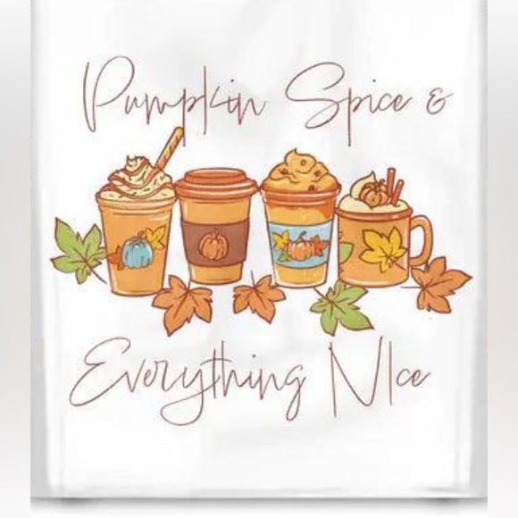 (10) 10x13 Thanks a Latte/Thanksgiving Designer Premium Poly Mailers ☕️🥤🧡🤎🥰 - Picture 2 of 2